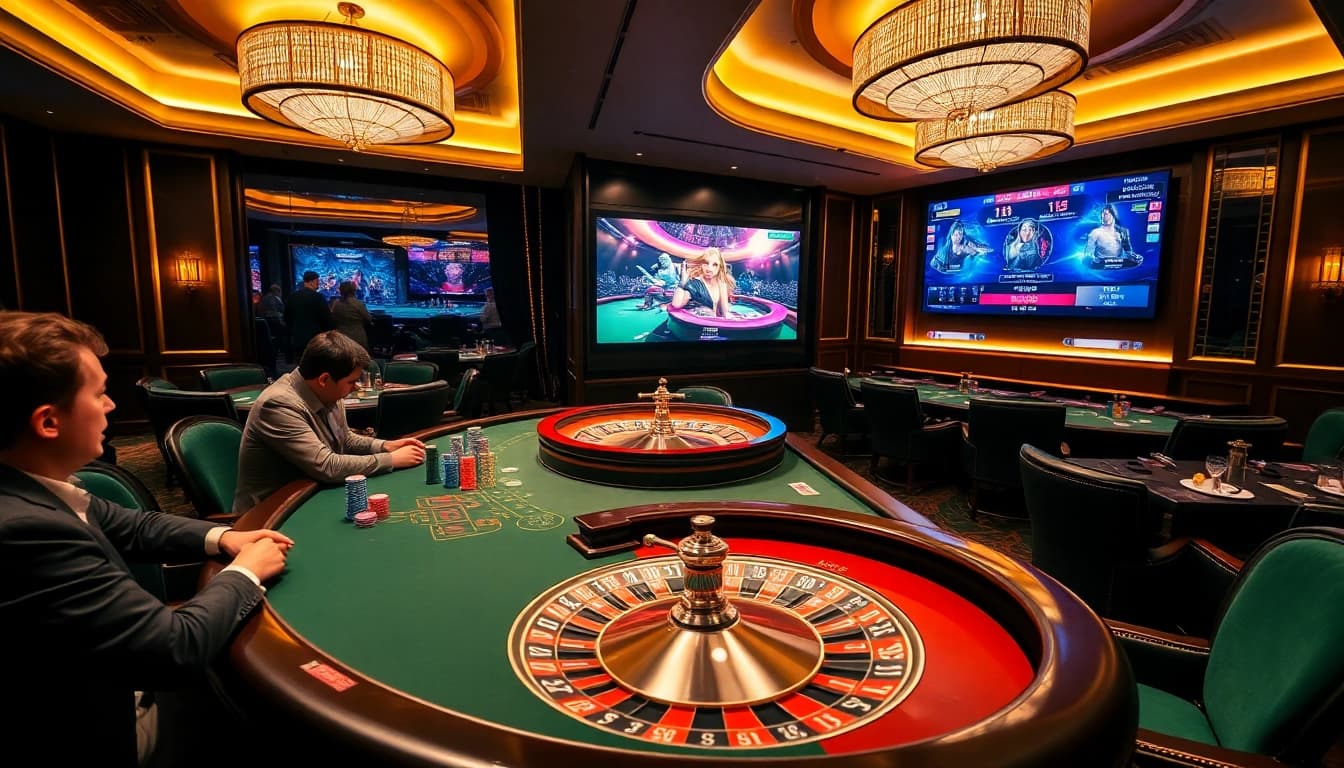 Experience đá gà trực tiếp thomo action with high-stakes excitement at the casino.
