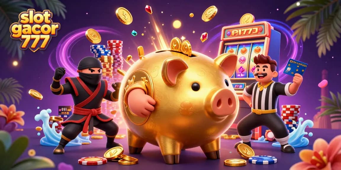 Experience slot gacor 777 with vivid character action and winning symbols in a casino atmosphere.