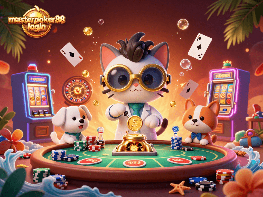 Masuk ke masterpoker88 login dengan strategi cerdas sambil bermain poker di kasino digital yang megah.