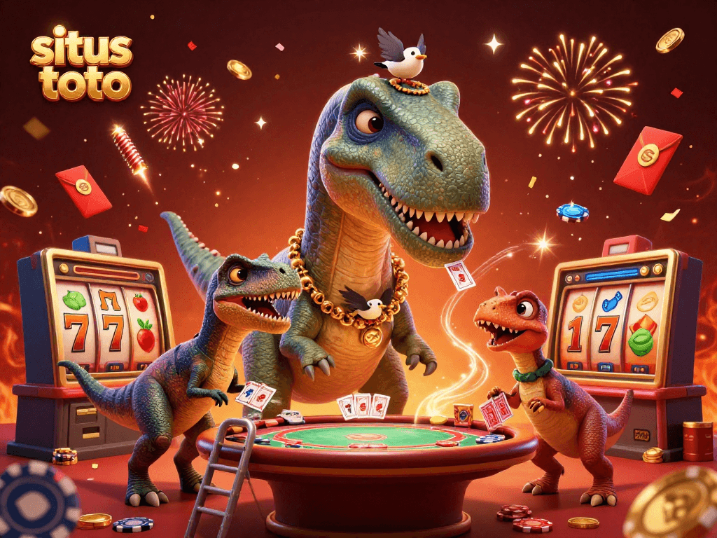 Permainan situs toto dimulai dengan brontosaurus raksasa dan raptor cerdik yang menangani kartu.