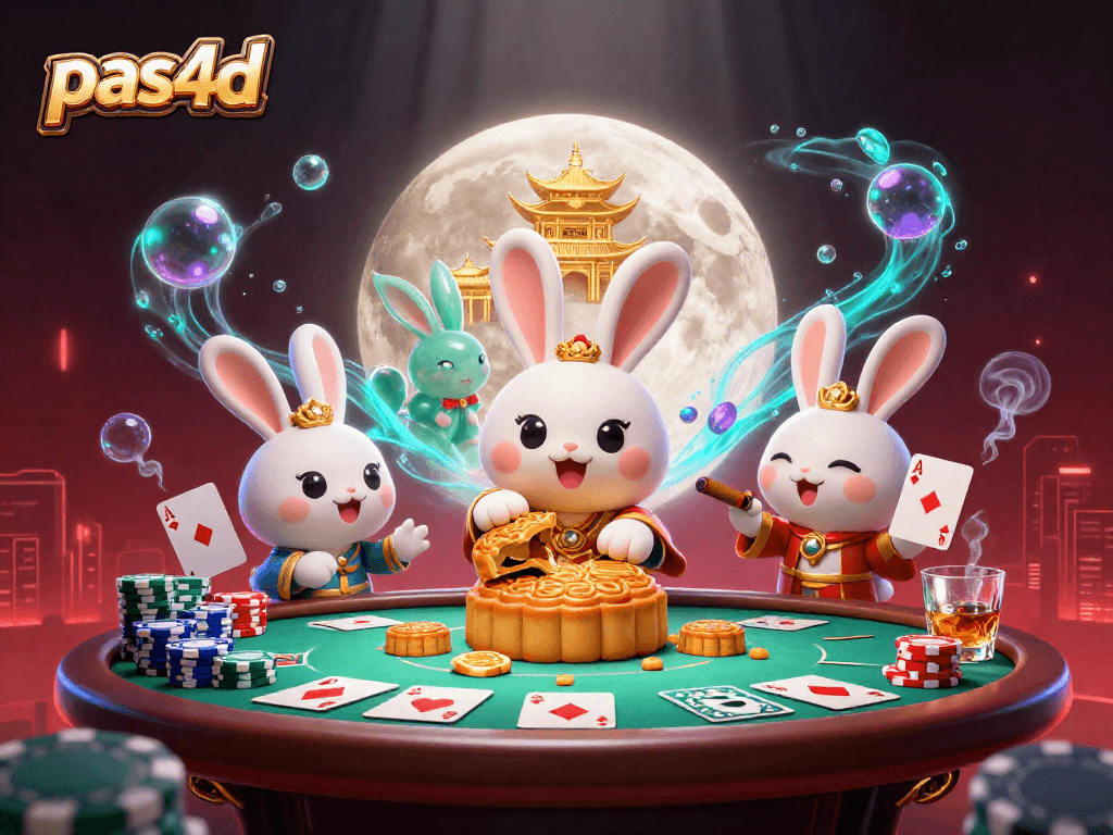 Pas4d memukau pemain dengan ilustrasi kasino 3D menakjubkan dan poker yang menggoda.