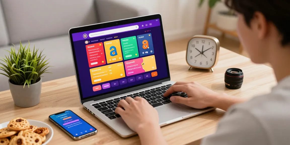 Pengguna rajatogel aktif bermain togel online dengan antarmuka menarik dan suasana nyaman di rumah.