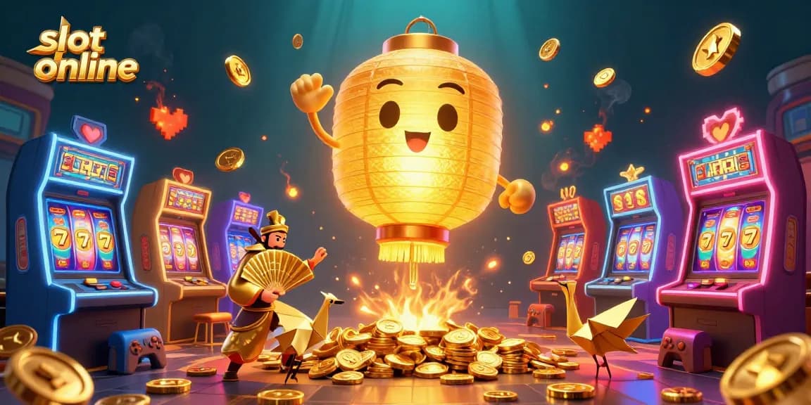 Engage in thrilling slot online adventures with dynamic 3D characters in a vibrant casino scene.