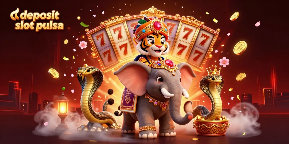Experience deposit slot pulsa action with vibrant 3D slot elements and dynamic characters.