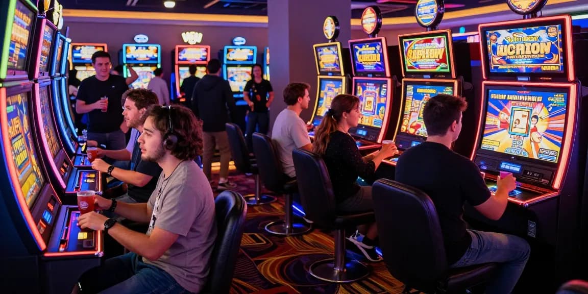 Experience the thrill of slot gacor in a lively casino gaming scene with diverse players.