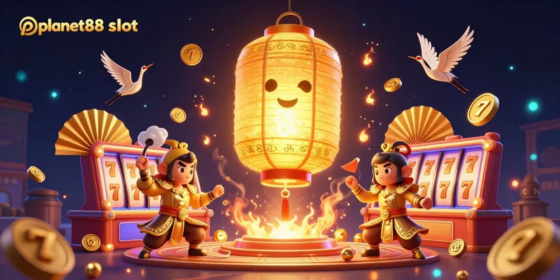 Spin the reels in planet88 slot with our vibrant casino illustration showcasing exciting gameplay elements.