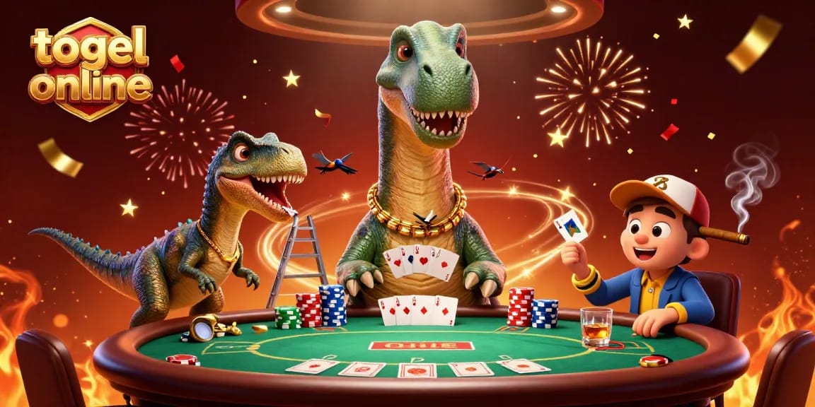 Menang dengan togel online di meja poker yang menyenangkan dengan karakter kartun