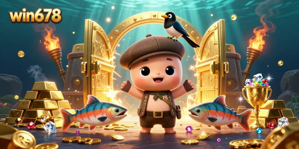 Experience thrilling adventures at win678 while playing vibrant casino games featuring fun characters and treasures.