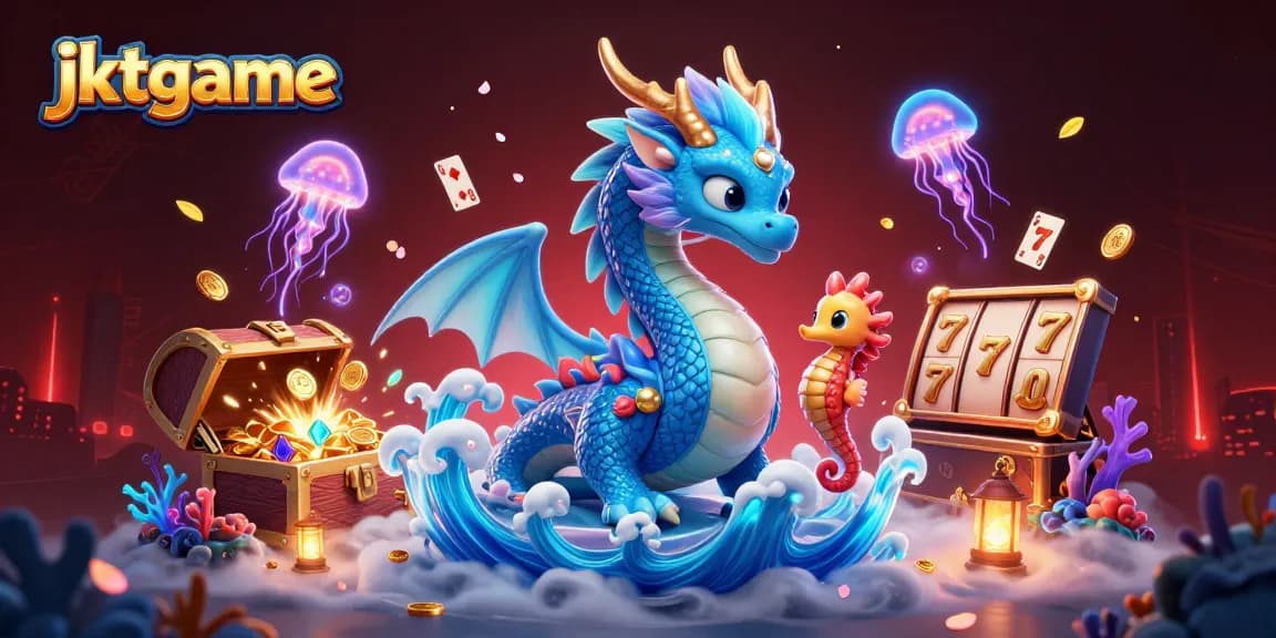 Experience the thrill of jktgame with exciting slot reels and enchanting characters in a vibrant underwater scene.