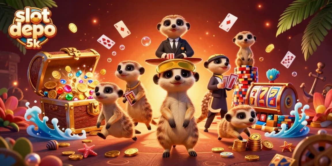 Slot depo 5k memberikan pengalaman bermain seru dengan kasino yang dioperasikan oleh meerkat.
