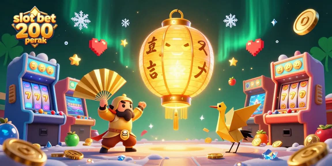Menangkan jackpot dengan slot bet 200 perak di kasino online dengan simbol keberuntungan yang bersinar.