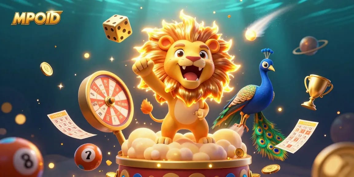Experience the thrill of MPOID with vibrant lottery-themed digital illustration showcasing winning moments.