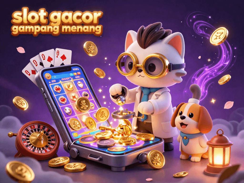Experience the thrill of slot gacor gampang menang with a lively scene of gaming excitement!