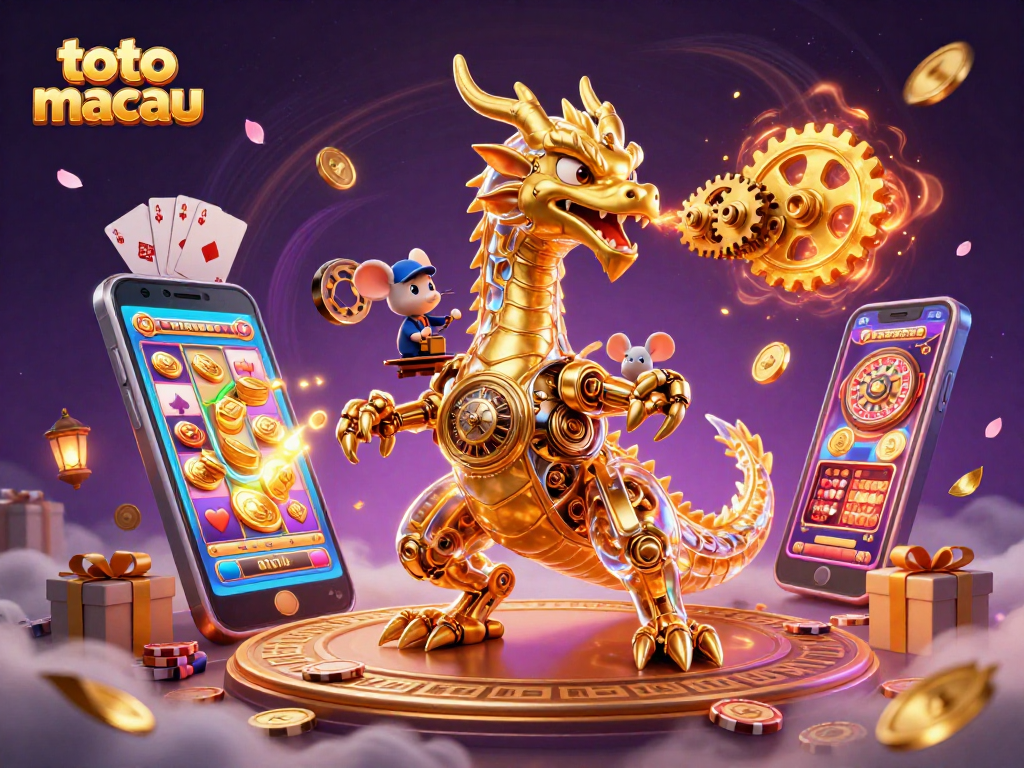Raih pengalaman bermain toto macau dengan naga emas dan elemen kasino yang menawan.