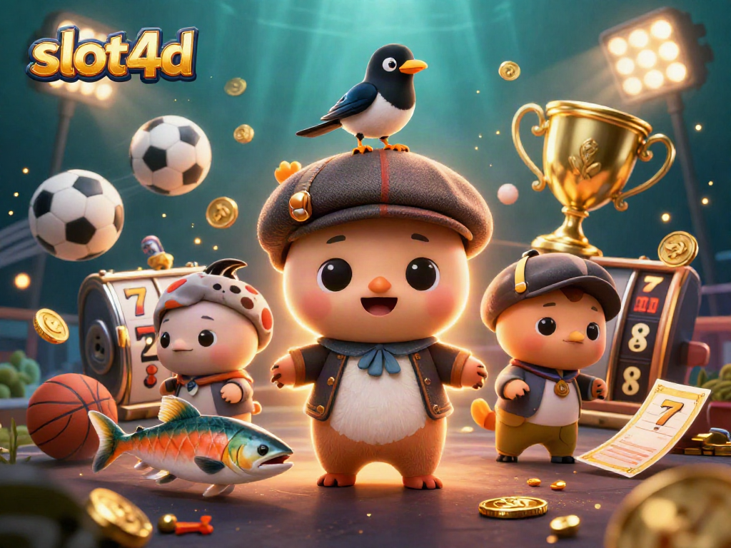 Play slots with slot4d, featuring a cute Nessie, playful magpie, and lively salmon.