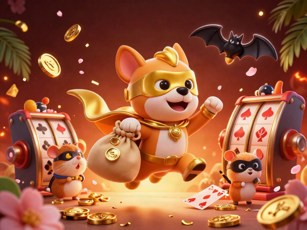 Experience the action of Tải app UU88 with a superhero dog and exciting casino game elements.
