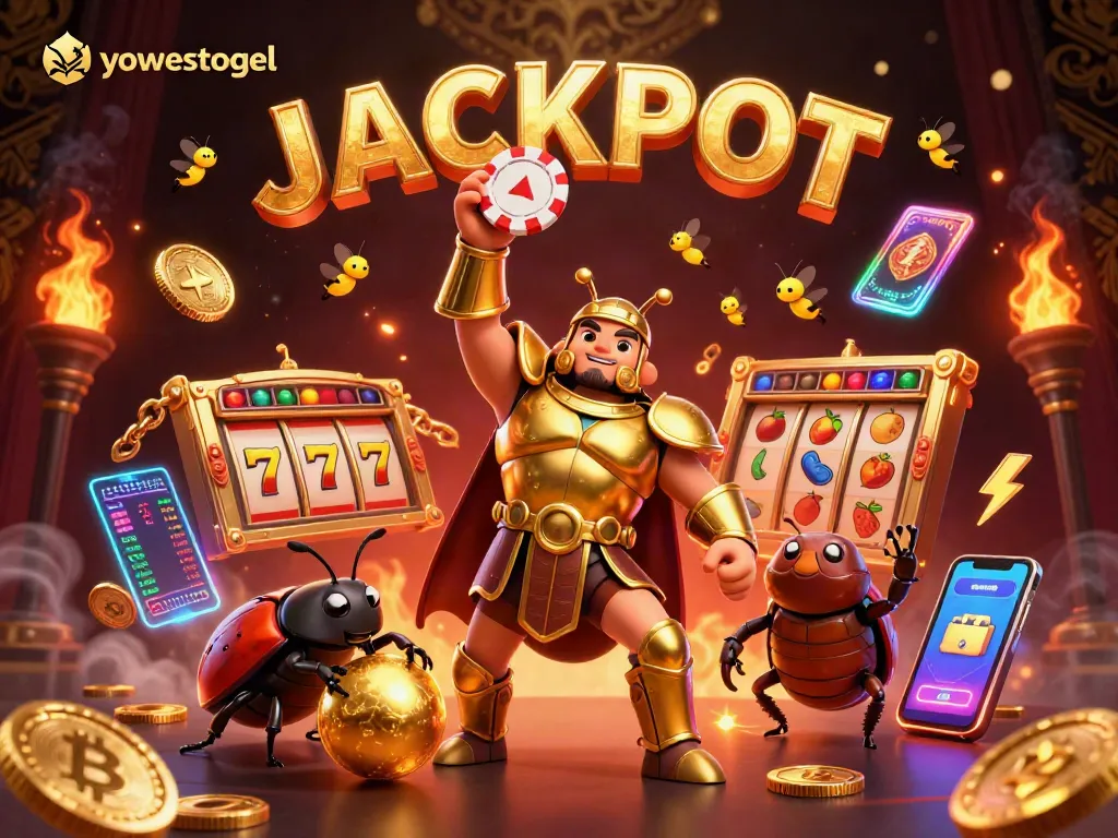 Engage in the thrilling yowestogel jackpot adventure with hercules beetle and dynamic gaming elements.