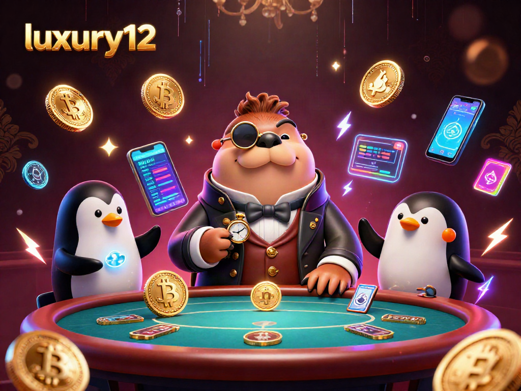 Experience thrilling poker action with luxury12 in a vibrant underwater casino scene.