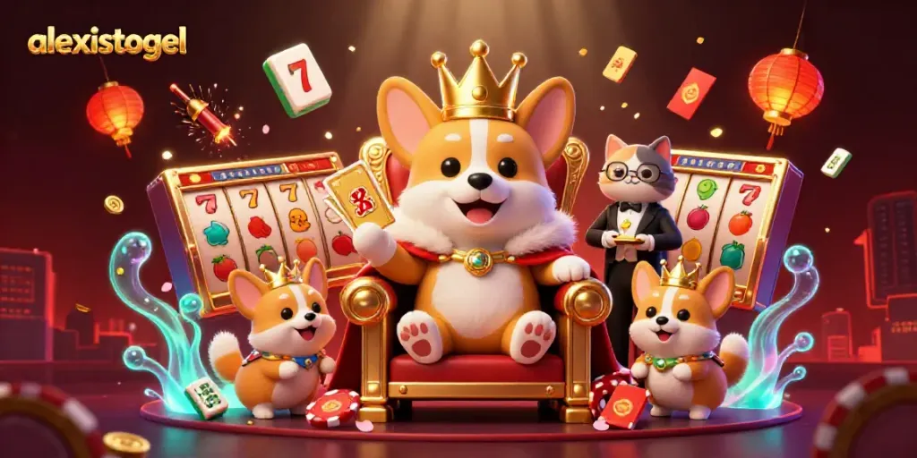 Menangkan permainan slot dengan pengalaman menarik di alexistogel melalui corgi kerajaan dan elemen kasino yang dinamis.