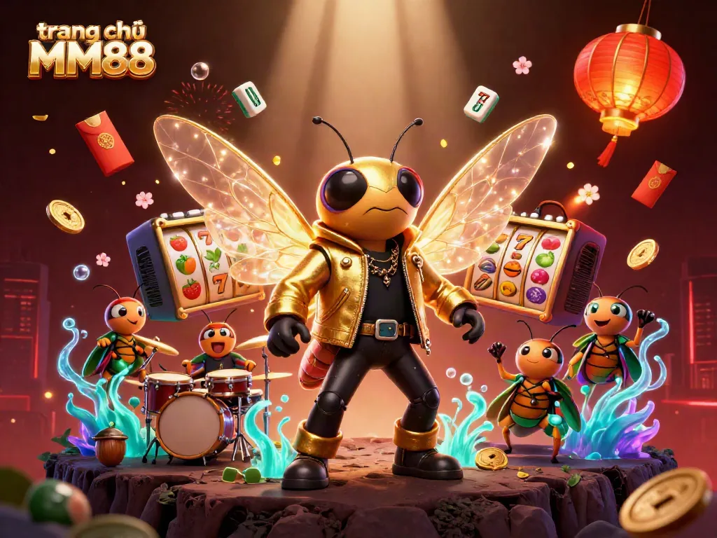 Engage with trang chủ MM88 through vibrant gaming action featuring dynamic characters and lucky symbols.