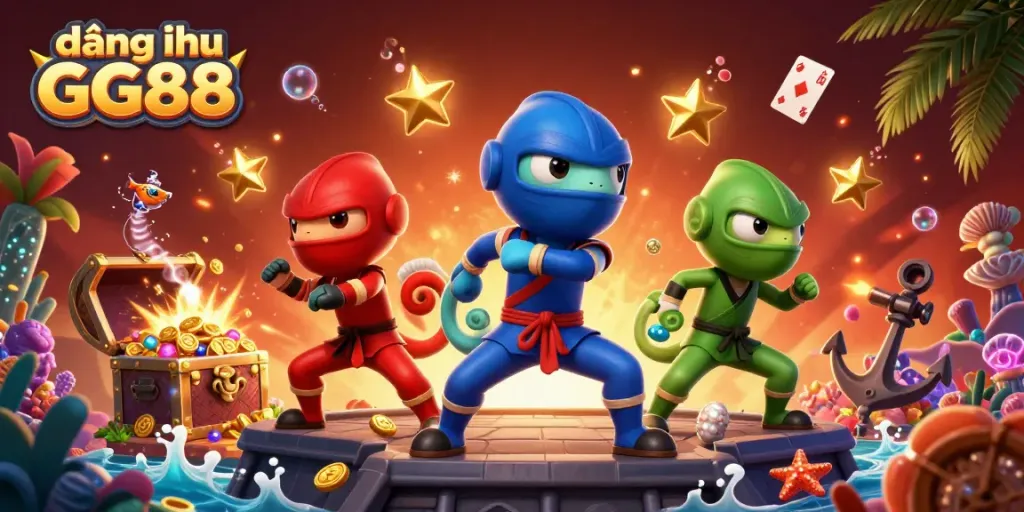Engage in đăng nhập GG88 to unlock thrilling games with chameleons performing stunning martial arts.