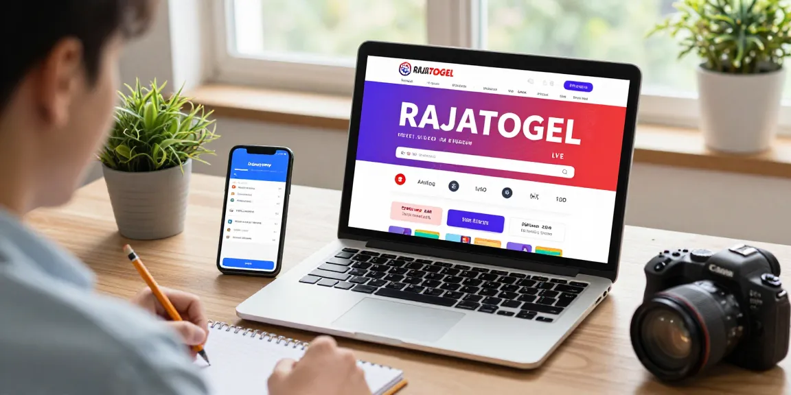 Pengguna RAJATOGEL mengakses platform togel online dengan perangkat modern dan suasana yang nyaman.