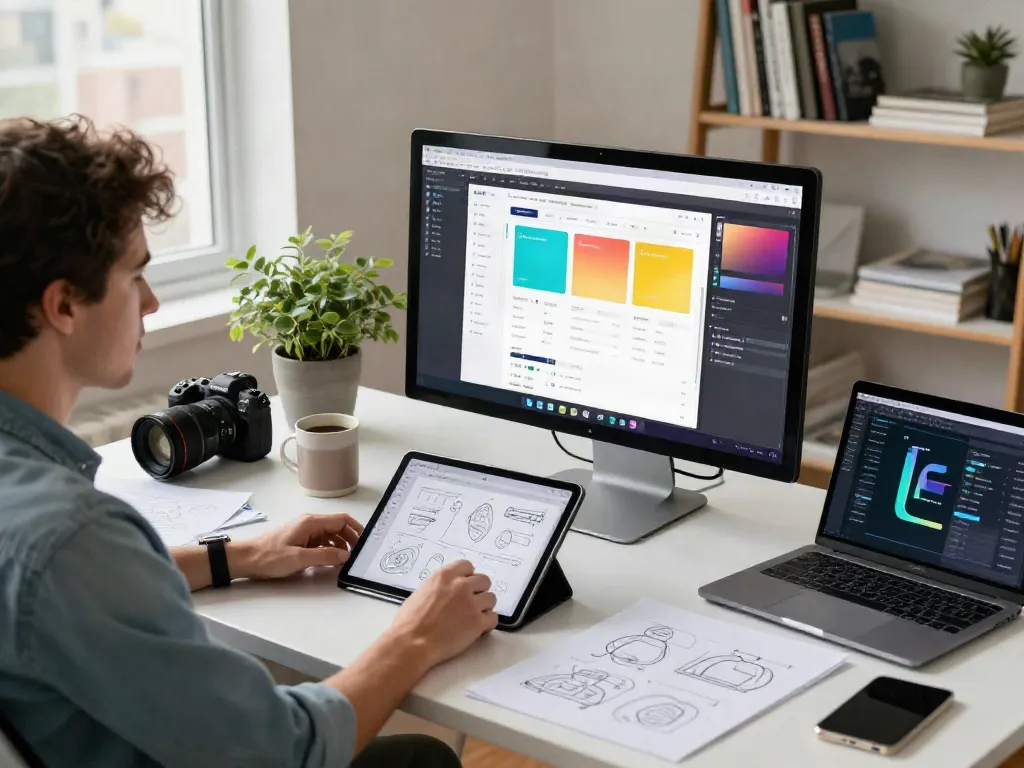 Proses pecah25 login dalam desain antarmuka pengguna modern dengan perangkat kreatif.