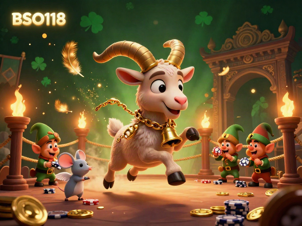 Experience exhilarating gaming at BSO118's vibrant holiday-horror casino with whimsical characters.