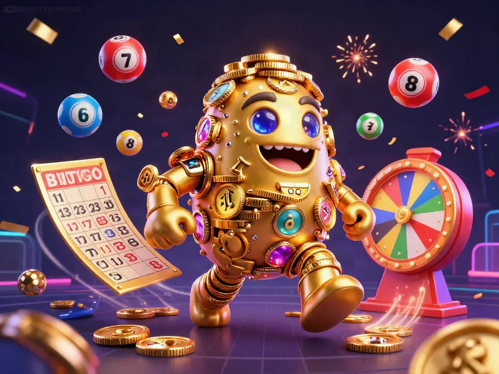 Xem phimmoi net offers thrilling gambling experiences featuring a golden golem, slot symbols, and lively lottery elements.
