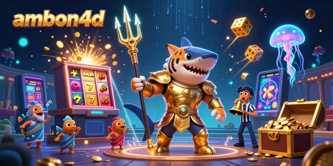Experience thrilling gaming with ambon4d featuring a dynamic underwater colosseum and vibrant jackpot action.