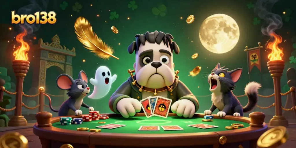 Engage with bro138's thrilling casino experience featuring unique characters and a vibrant atmosphere.