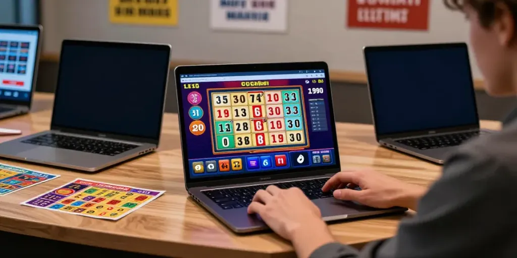 Pengguna sedang bermain ratutogel dengan taruhan dan jackpot yang menarik.