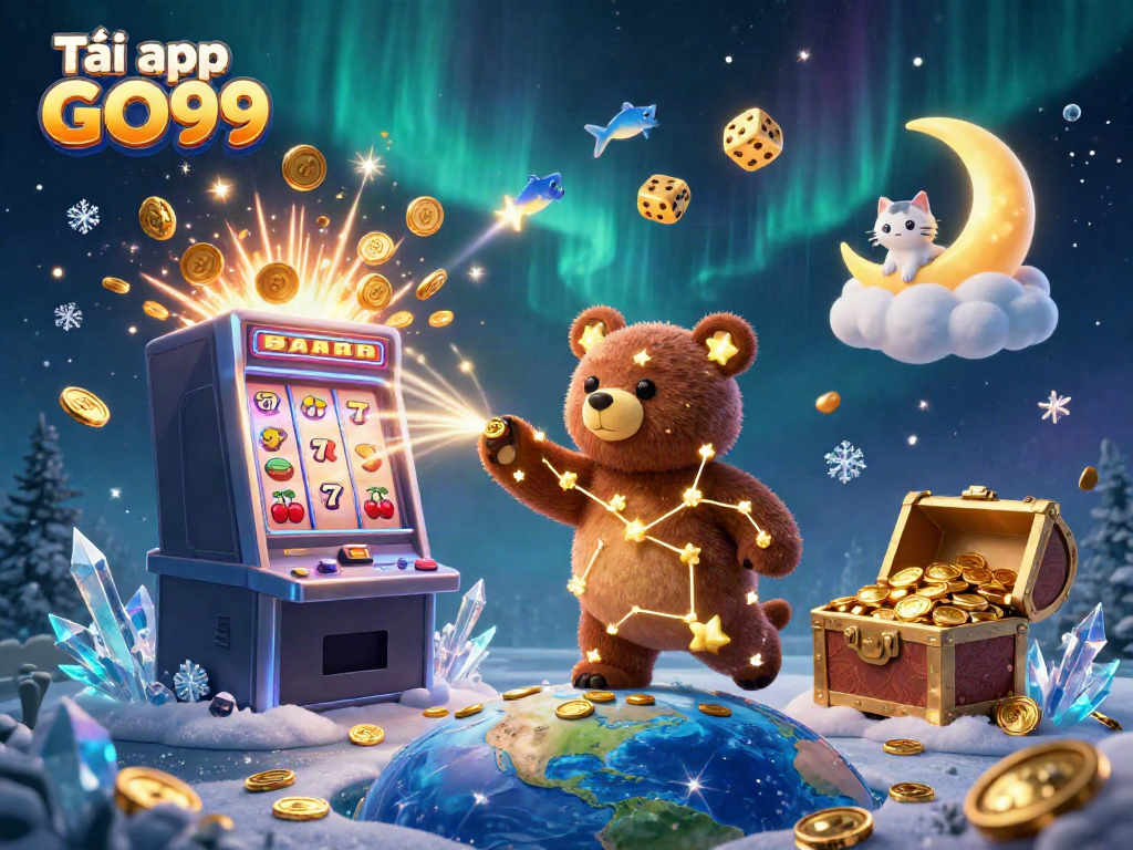 Play and win with Tải app GO99 while enjoying vibrant illustrations of casino fun.