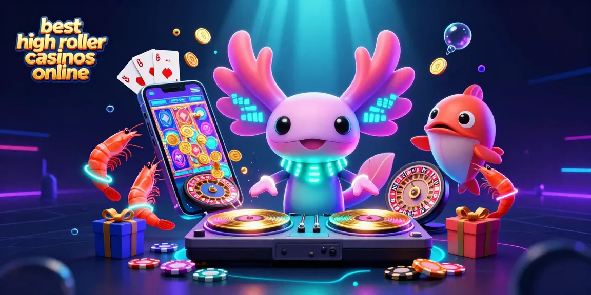 Experience vibrant action at the best high roller casinos online with a thrilling 3D underwater DJ party.