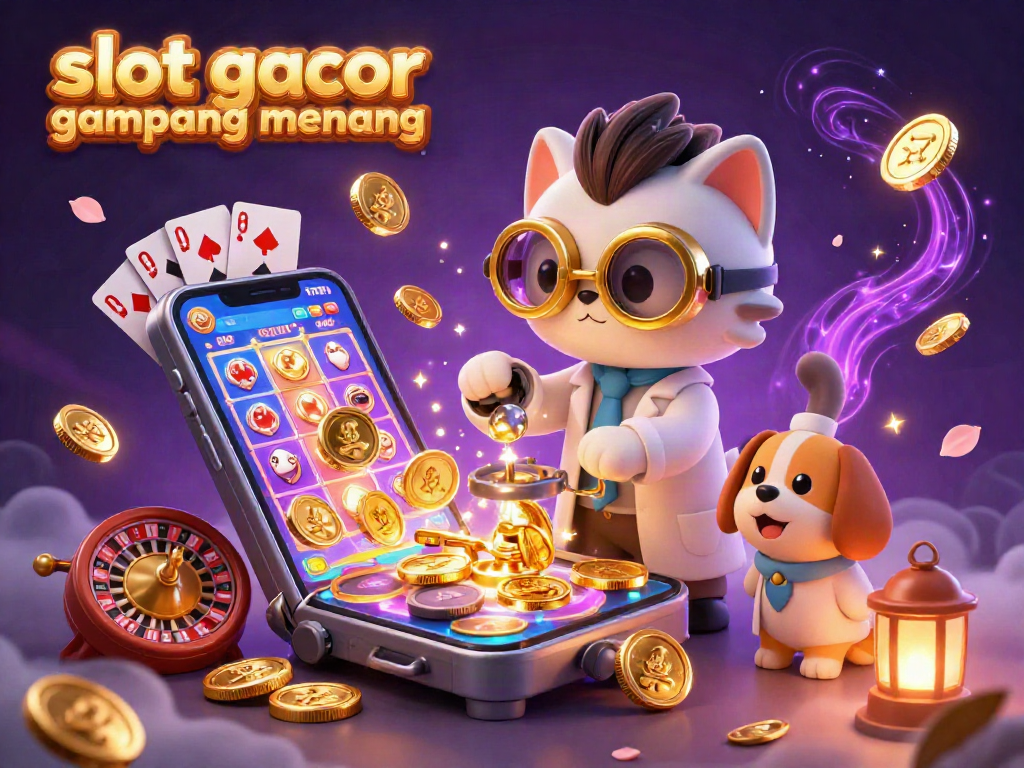 Experience the thrill of slot gacor gampang menang with a lively scene of gaming excitement!