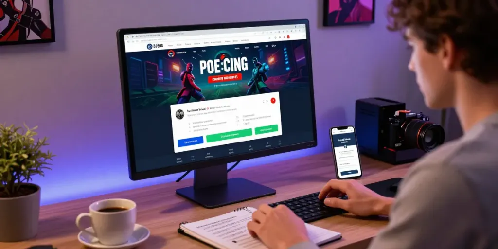 Platform Kediritoto yang menampilkan taruhan online dengan tampilan menarik di ruang kerja rumah