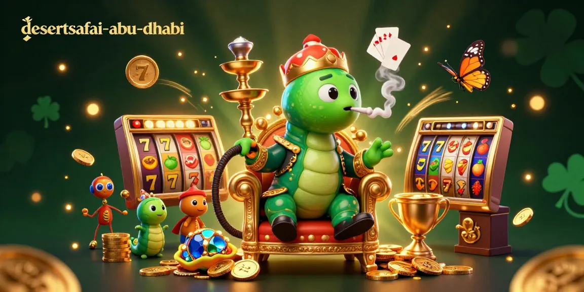 Menemukan keasyikan slot gacor di desertsafari-abu-dhabi dengan gambar karakter dan simbol yang memukau.