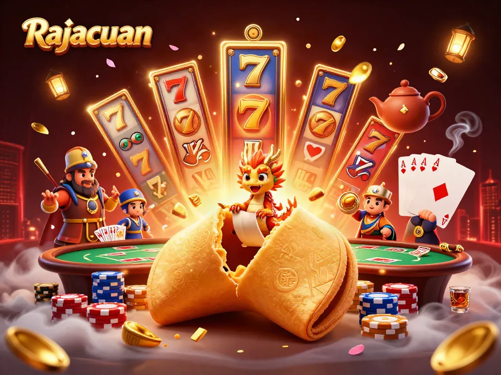 Experience Rajacuan's dynamic slot game visuals featuring vibrant characters and engaging gameplay elements.