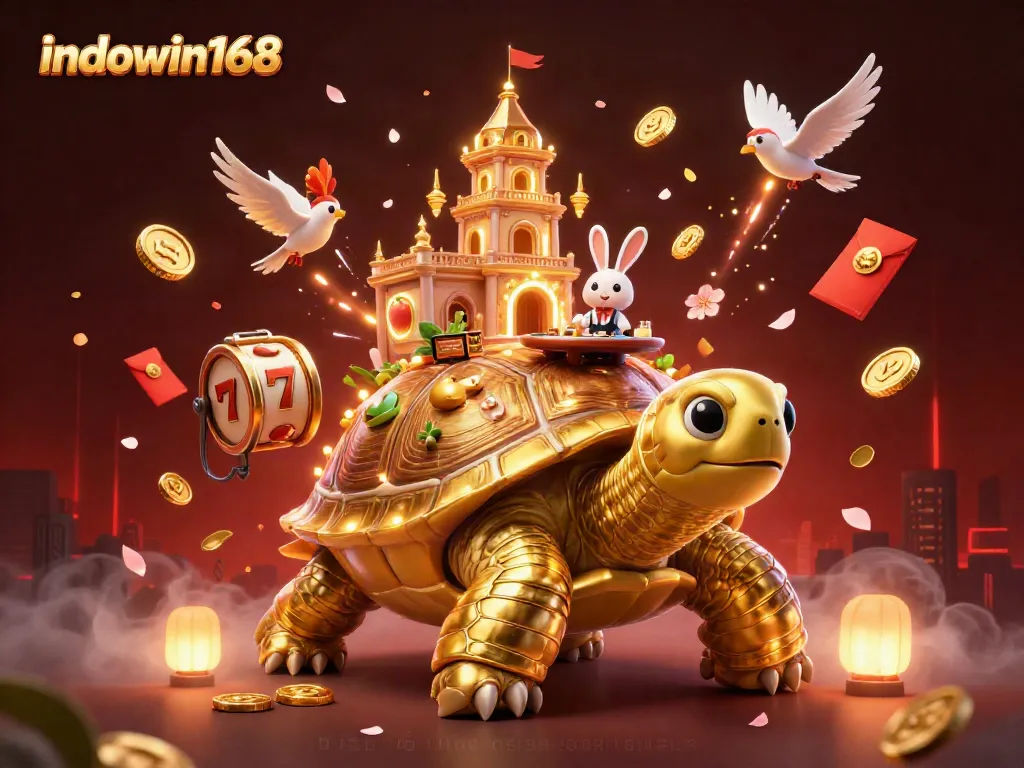 Gambirkan pengalaman bermain indowin168 dengan tortoise berkilau dan dealer kelinci.