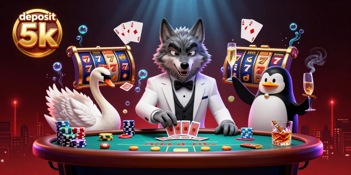 Experience exciting games and thrilling wins with deposit 5k at a vibrant casino scene.