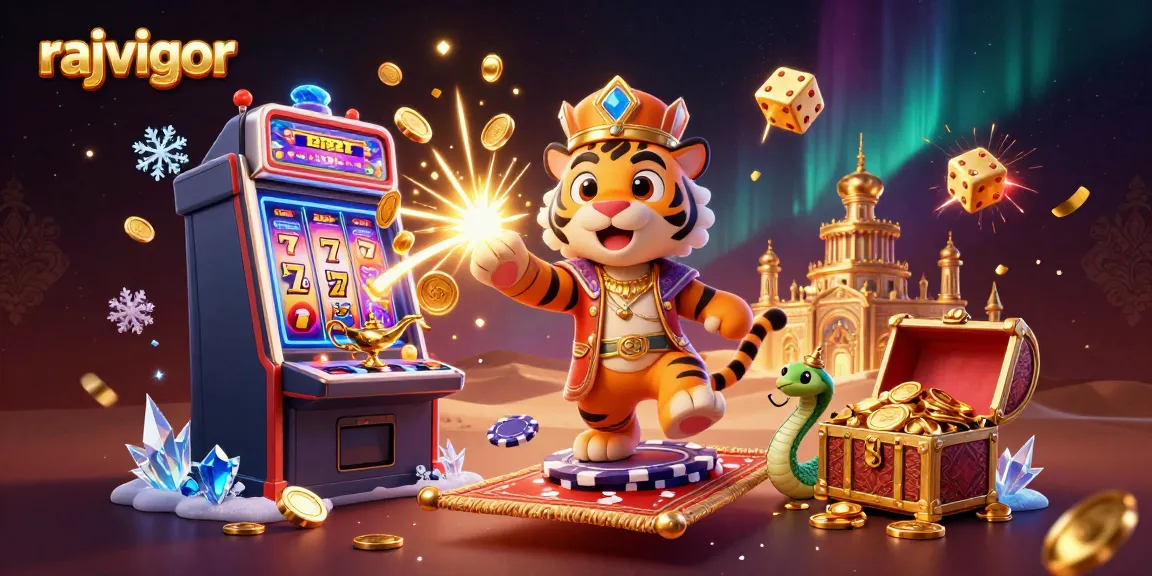Experience the thrill of rajavigor's vibrant online casino with exciting slot games and magical visuals.