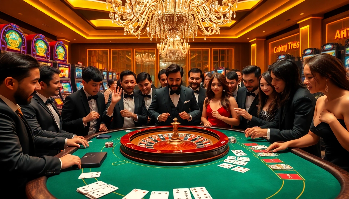 Kể truyện ma action with gamblers around a roulette table in a luxurious casino scene.