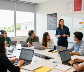 Students engaged in a communication project at Universidad de Costa Rica, emphasizing accessibility and collaboration, showcasing slot gacor.