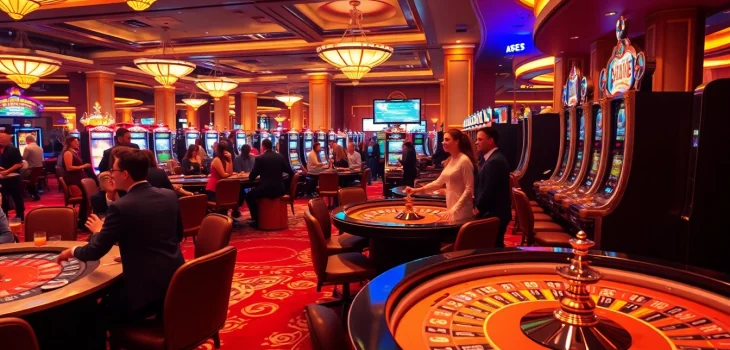 Experience the excitement of afktoto at a lively casino with vibrant games and engaging atmosphere.