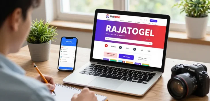 Pengguna RAJATOGEL mengakses platform togel online dengan perangkat modern dan suasana yang nyaman.
