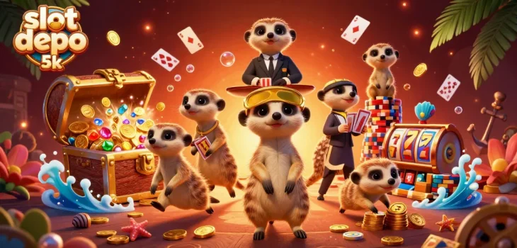 Slot depo 5k memberikan pengalaman bermain seru dengan kasino yang dioperasikan oleh meerkat.