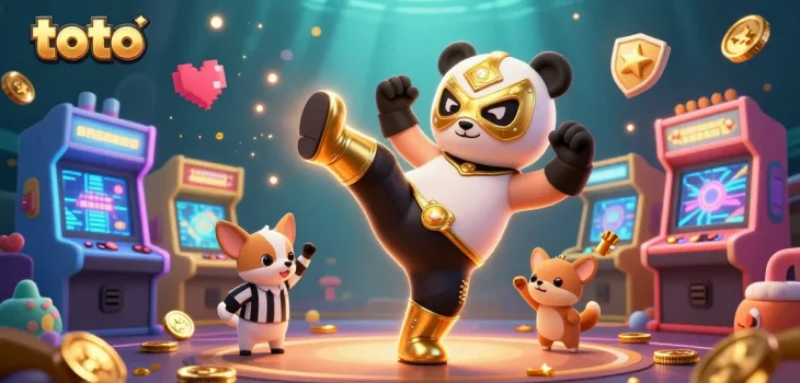 Menangkan taruhan toto dengan pejuang panda melawan chihuahua di arena penuh energi.