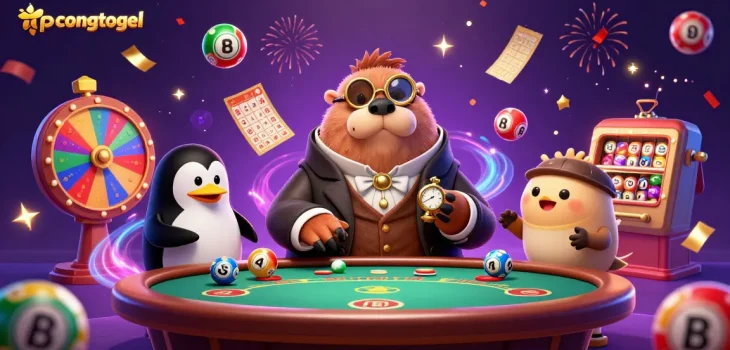 Engage in vibrant gaming action with rtpcongtogel at a lively underwater poker scene.